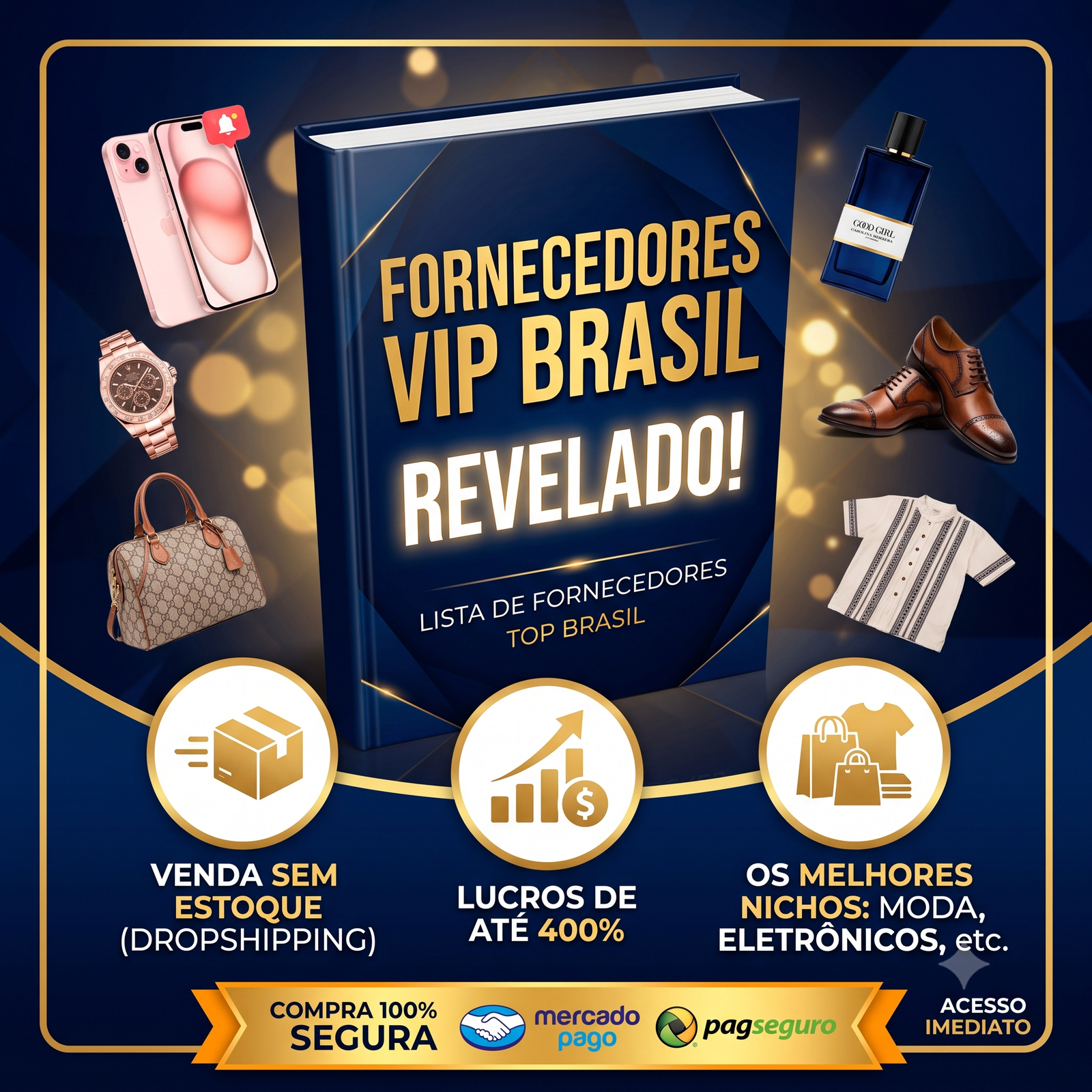 🥇Lista Ouro: Muitos Fornecedores para Dropshipping